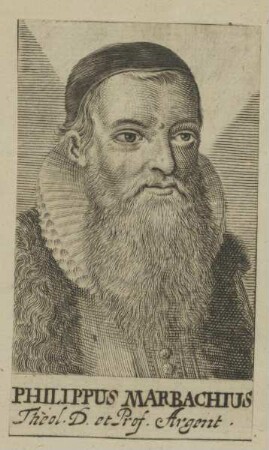 Bildnis des Philippus Marbachius