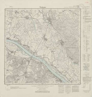 2731 (alte Nr.: 1303) Neuhaus a. d. Elbe, Meßtischblatt (4cm - Karte)