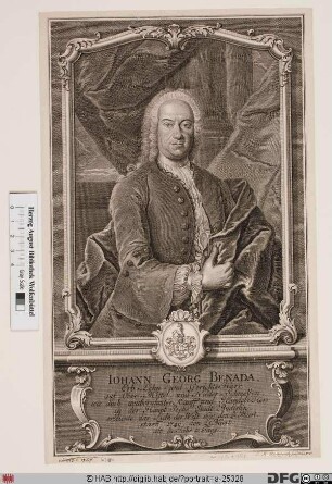 Bildnis Johann Georg Benada
