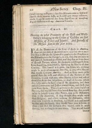 Chap. IV. - Shewing to what Provinces of the East and West-India's belonging to the Crown of Castilia are sent Missions of Friers and Jesuites. - And specially of the Mission sent in the year 1625.