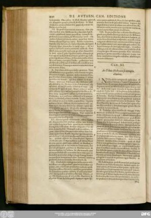 Cap. XI. An Editio Hebraica sit corrupta à Iudaeis.