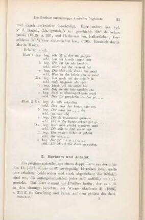 2. Barlaam und Josafat.