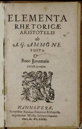 Elementa Rhetoricae Aristotelis