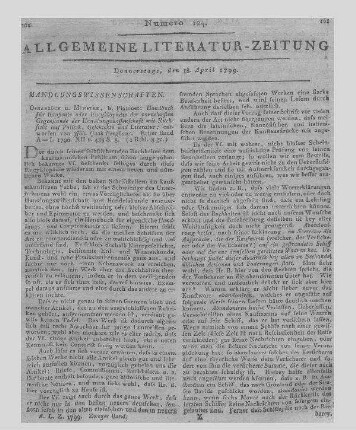 Berghaus, J. I.: Handbuch für Kaufleute oder Encyklopädie der vornehmsten Gegenstände der Handlungs-Wissenschaft mit Rücksicht auf Politik, Geschichte und Litteratur. Bd. 1. Münster, Osnabrück: Plattvoet 1796