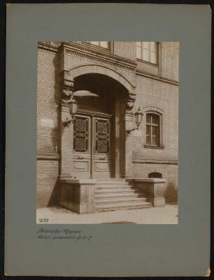 Botanisches Museum Grunewaldstraße, Berlin-Schöneberg: Ansicht Portal