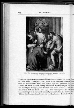 Abb. 156. Pordenone, S. Lorenzo Giustiniani umgeben von sechs anderen Heiligen. Akademie