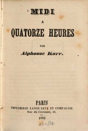 Midi a quatorze heures