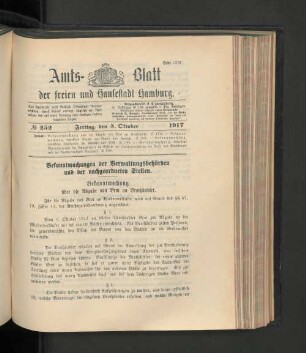 No. 252, 5. Oktober 1917