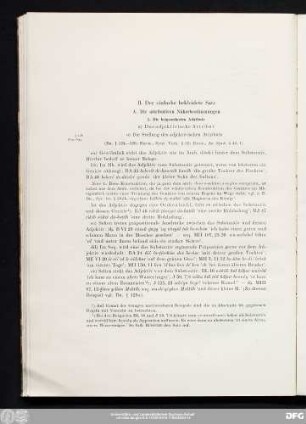 II. Der einfache bekleidete Satz