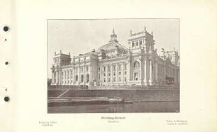 Reichstag-Gebäude. Rückfront