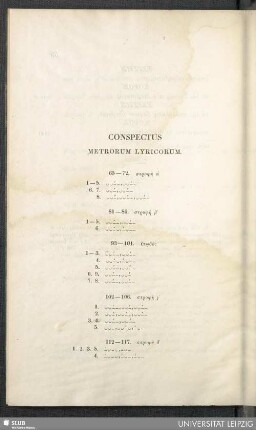 Conspectus metrorum lyricorum