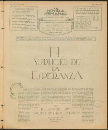 1929013608: El suplicio de la esperanza