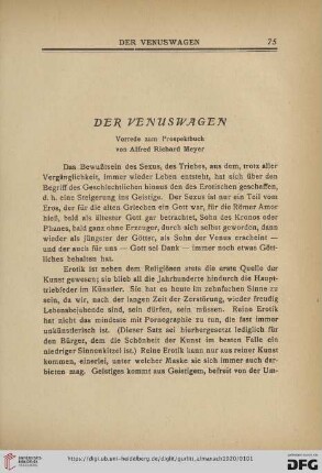 Der Venuswagen