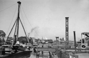 Bau der Prinz-Brücke in Hiltrup/Dortmund-Ems-Kanal