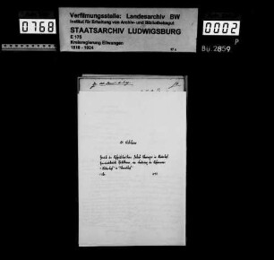 Namensänderungen von Ortschaften, Höfen und Markungen, OA Welzheim