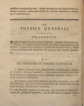 Ex physica generali.