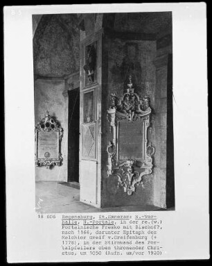 Epitaph des Melchior Greif von Greifenberg, gestorben 1778