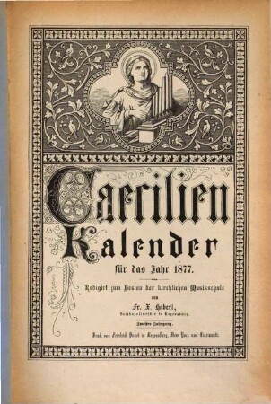 Caecilien-Kalender : für das Jahr. 2, 2. 1877