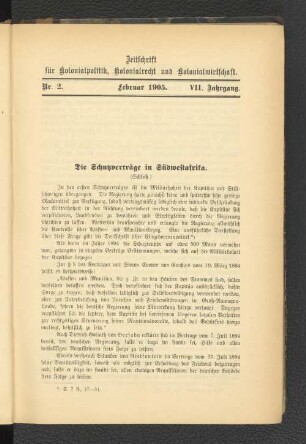 Nr. 2. Februar 1905.