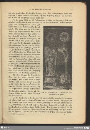 Wandgemälde. Mitte des 13. Jahrhunderts in St. Peter