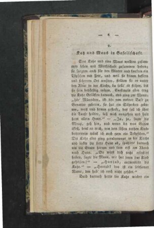 2. Katz und Maus in Gesellschaft