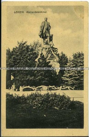 Das Bismarckdenkmal im Leipziger Johannapark