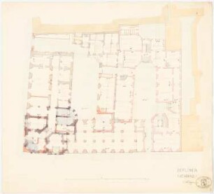 Altes Berliner Rathaus Umbau: Grundriss 1.OG, Kostenüberschlag