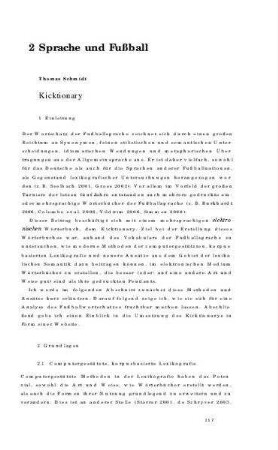 Kicktionary
