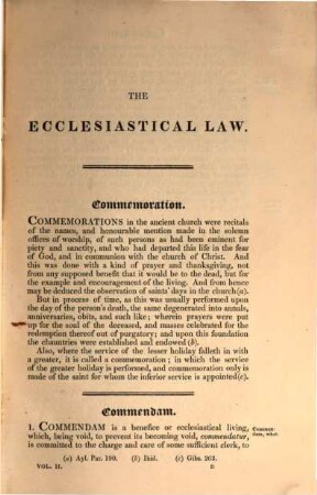 The ecclesiastical law, 2