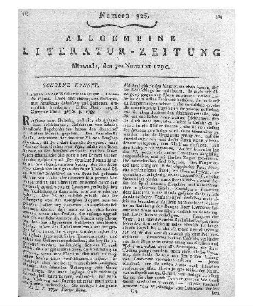 [Unger, F. H.]: Der Mondkaiser. Eine Posse in 3 Aufzügen. Aus dem Franz. frei übersetzt. Berlin: Unger 1790