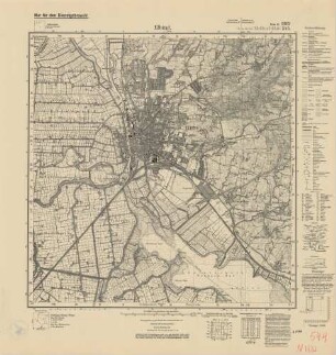 1882 (alte Nr.: 544) Elbing, Meßtischblatt (4 cm - Karte)