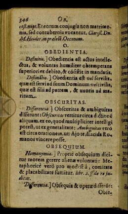 Obedientia. - Ostentum.
