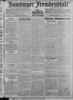 Hamburger Fremdenblatt, Abendausgabe