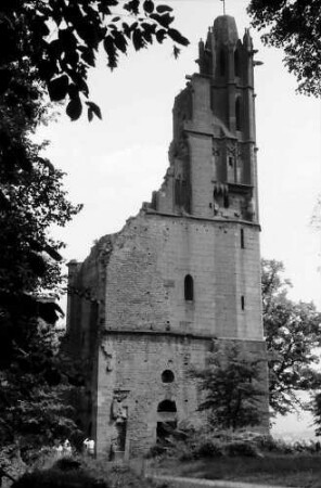 Bad Dürkheim: Klosterruine Limburg, Ruine mit Eingang