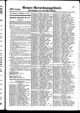 457.Ausgabe. Dienstag, 20. April 1915