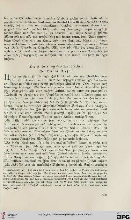 Die Entartung des Praktischen