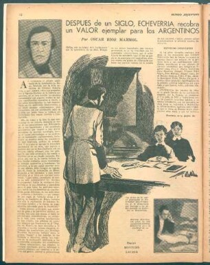 Después de un siglo, Echeverría recobra un valor ejemplar para los argentinos