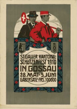 Sankt Galler Kantonal-Schützenfest 1910