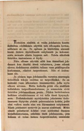 Johdanto Suomen Kirjallishistoriaan : (Führer der finnischen Literärgeschichte) (Inaug. Diss.)