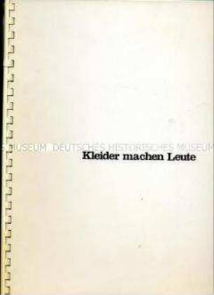 Fotobuch (Spiralbindung): Kleider machen Leute (Sonderthema: Kleider machen Leute)