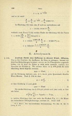 II. Aerodynamik.