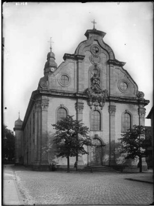 Ettlingen Sankt Martinskirche Ansicht Westfassade
