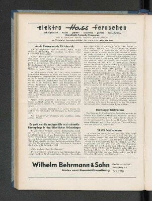 Armin Clasen wurde 75 Jahre alt