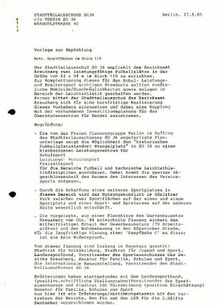 Unterlagen: Beteiligungsverfahren               Oberstufenzentrum Wrangelstraße