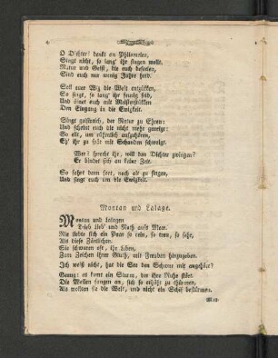 Montan und Lalage.