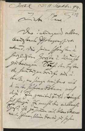 Brief an Clara Schumann : 11.09.1894
