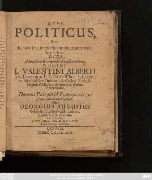 Politicus