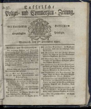 Nr. 97, Mittwoch den 5ten December. 1821