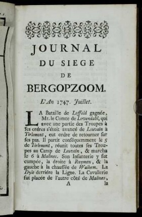 Juillet. 1747.