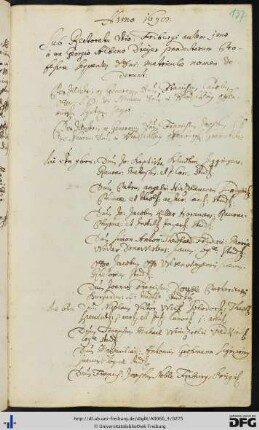 [fol. 137] Rektorat Georg Alban Dreyer 1698/99